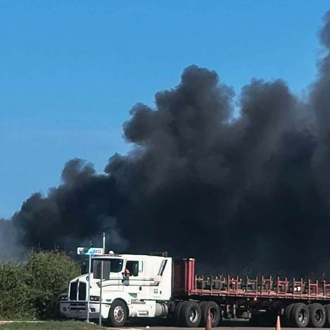Incendio de Pastizal Genera Movilización de Autoridades en Puerto de Altamira